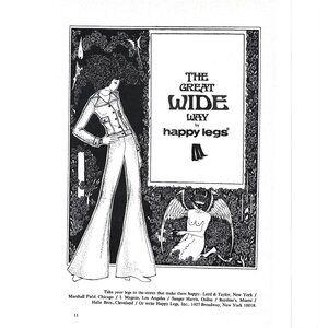 Great Wide Way Happy Legs Bell Bottom Lord Taylor Advertisement 1970s Print 9 in